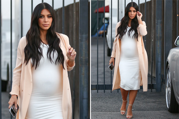 kim-kardashian-baby-bump-second-pregnancy