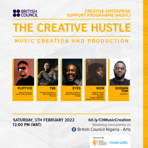 This image has an empty alt attribute; its file name is Creative-Hustle-500x500.jpg